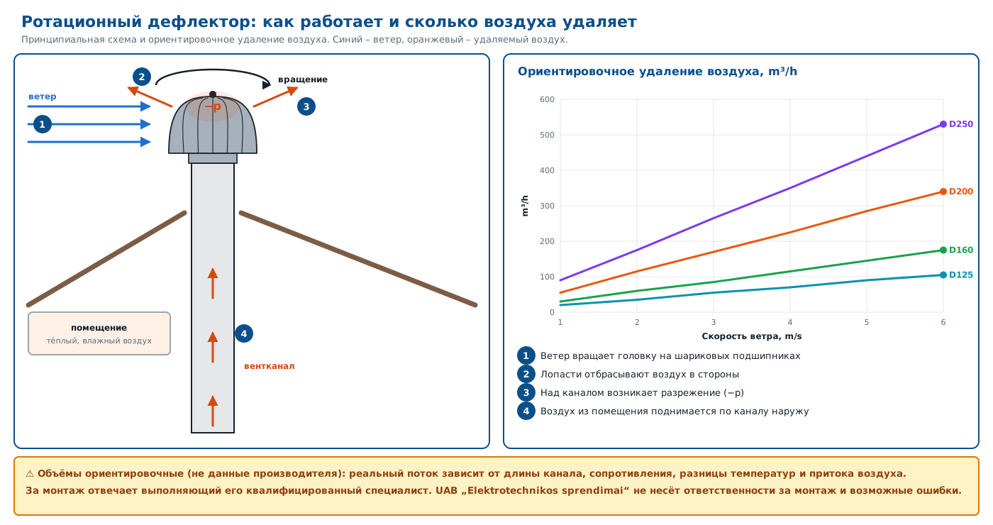принцип работы и ориентировочное удаление воздуха | elsprendimai.eu