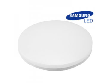 Hermetinis LED šviestuvas | su mikrobangų judesio jutikliu | 30W | 230V | 4000K | 2700lm | Ø330x60mm | apvalus | virštinkinis | IP65 | baltas | 011574 | 5902808805311 Hermetinis LED šviestuvas | su mikrobangų judesio jutikliu | 30W | 230V | 4000K | 2700lm | Ø330x60mm | apvalus | virštinkinis | IP65 | baltas | 011574 | 5902808805311