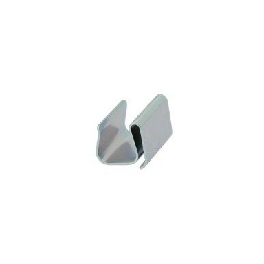 Cable tray cover holder | galvanized | for fastening DBKR type corrugated sheet covers | 18x22x17mm | DK DBRK G Cable tray cover holder | galvanized | for fastening DBKR type corrugated sheet covers | 18x22x17mm | DK DBRK G