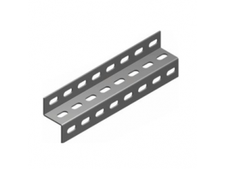 Z formos profilis | 2000x25x25x25x1,2mm | perforuotas | plieninis | cinkuotas | pilkas | BAKS | ZD25H25/2 | 0630120