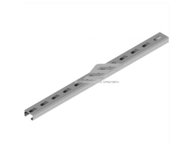 U formos profilis | 2000x41x21x2mm | perforuotas | plieninis | pilkas | BAKS | CMC41H21/2 | 0643220 U formos profilis | 2000x41x21x2mm | perforuotas | plieninis | pilkas | BAKS | CMC41H21/2 | 0643220