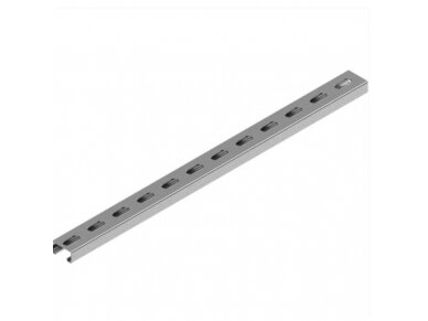 U formos profilis | 2000x41x21x2mm | perforuotas | plieninis | pilkas | BAKS | CMC41H21/2 | 0643220 U formos profilis | 2000x41x21x2mm | perforuotas | plieninis | pilkas | BAKS | CMC41H21/2 | 0643220