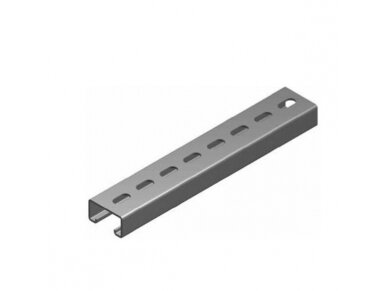 U formos profilis | 2000x40x22x1,5mm | perforuotas | plieninis | pilkas | BAKS | CMP41H21/2 | 151031 U formos profilis | 2000x40x22x1,5mm | perforuotas | plieninis | pilkas | BAKS | CMP41H21/2 | 151031