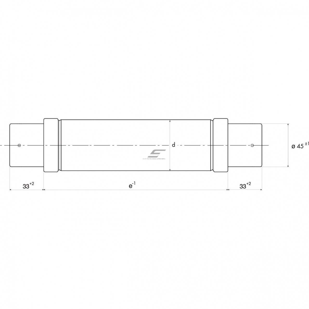 High voltage fuse | 50A | 12kV | 292mm | Eti VVT-D3 1 High voltage fuse | 50A | 12kV | 292mm | Eti VVT-D3 1