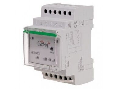 Modulinė 2 radio kanalų rėle | 230V | DIN | F&F | RH-D2S2