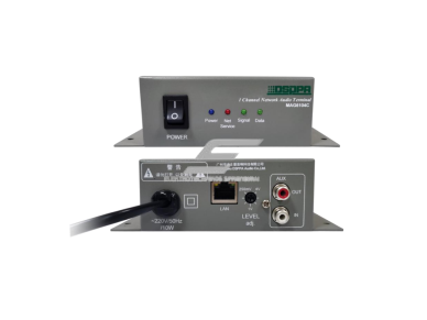 IP tinklo garso išvesties modulis | skaitmeninis garso perdavimas | tinklo dekodavimas | 4 LED būsenos indikatoriai | EMC AUX IN / EMC AUX OUT 1 IP tinklo garso išvesties modulis | skaitmeninis garso perdavimas | tinklo dekodavimas | 4 LED būsenos indikatoriai | EMC AUX IN / EMC AUX OUT 1