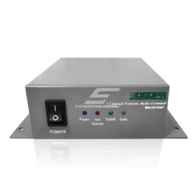 IP network audio output module | digital audio transmission | network decoding | 4 LED status indicators | EMC AUX IN / EMC AUX OUT IP network audio output module | digital audio transmission | network decoding | 4 LED status indicators | EMC AUX IN / EMC AUX OUT