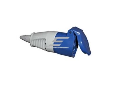 Pramoninis nešiojamas lizdas | 3P | 16A | 200–250V | 6h | IP44 | Walther Pramoninis nešiojamas lizdas | 3P | 16A | 200–250V | 6h | IP44 | Walther