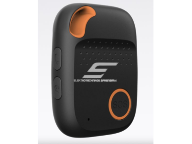 SOS asmens saugos mygtukas | su kritimo aptikimu | 4G LTE + GPS realaus laiko sekimas | juodas | IPX7 | EV-04 2