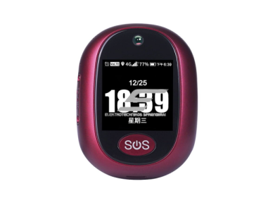 4G GPS SOS asmeninis pavojaus mygtukas | su vietos sekimu | raudonas | Geo-Fence apsauga | realaus laiko sekimas | ABS plastikas