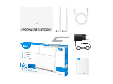 4G LTE maršrutizatorius | Wi-Fi 6 | iki 2,4 Gbps | 2 x gigabitiniai LAN prievadai | 2×2 MIMO technologija | platus veikimo nuotolis 2