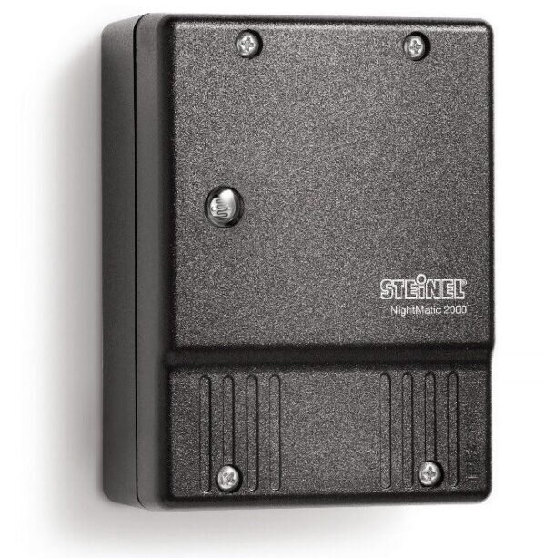 Photo relay with built-in sensor | wall-mounted | 1000 W | 230–240 V AC | 2–30 lx | IP54 | Steinel | NightMatic 2000 3