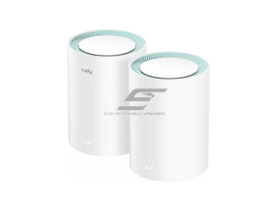 Wi-Fi Mesh maršrutizatorių sistema | 2vnt. | Wi-Fi 6 | iki 170 m² | gigabitiniai LAN/WAN prievadai | didelis palaikomų įrenginių skaičius Wi-Fi Mesh maršrutizatorių sistema | 2vnt. | Wi-Fi 6 | iki 170 m² | gigabitiniai LAN/WAN prievadai | didelis palaikomų įrenginių skaičius