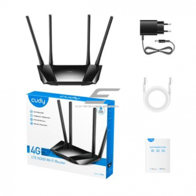 4G LTE ruuter | Wi-Fi 4 | kuni 300 Mbps | SIM-kaart | 4 LAN porti | 2×2 MIMO tehnoloogia | töötab ilma juhtmega ühenduseta 2 4G LTE ruuter | Wi-Fi 4 | kuni 300 Mbps | SIM-kaart | 4 LAN porti | 2×2 MIMO tehnoloogia | töötab ilma juhtmega ühenduseta 2