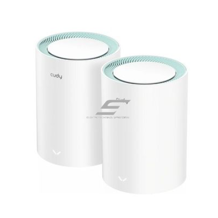 System routerów Wi-Fi Mesh | 2 szt. | Wi-Fi 6 | do 170 m² | gigabitowe porty LAN/WAN | obsługa dużej liczby urządzeń System routerów Wi-Fi Mesh | 2 szt. | Wi-Fi 6 | do 170 m² | gigabitowe porty LAN/WAN | obsługa dużej liczby urządzeń