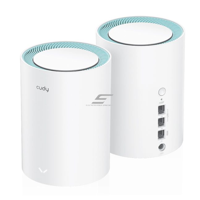 System routerów Wi-Fi Mesh | 2 szt. | Wi-Fi 6 | do 170 m² | gigabitowe porty LAN/WAN | obsługa dużej liczby urządzeń 1 System routerów Wi-Fi Mesh | 2 szt. | Wi-Fi 6 | do 170 m² | gigabitowe porty LAN/WAN | obsługa dużej liczby urządzeń 1