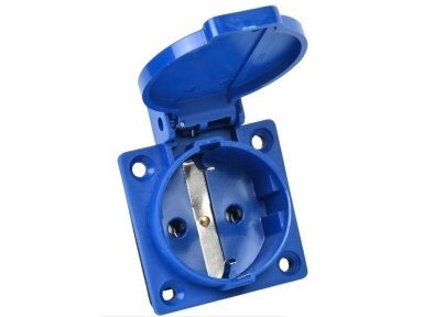 Kištukinis lizdas | schuko | pramoninis | potinkinis | 16A | 250V | 2P+E | su dangteliu | IP44 | RP10-3 | PSR61-016-3 | 4606056129229 Kištukinis lizdas | schuko | pramoninis | potinkinis | 16A | 250V | 2P+E | su dangteliu | IP44 | RP10-3 | PSR61-016-3 | 4606056129229