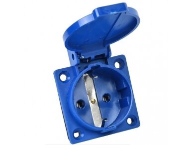 Kištukinis lizdas | schuko | pramoninis | potinkinis | 16A | 250V | 2P+E | su dangteliu | IP44 | RP10-3 | PSR61-016-3 | 4606056129229 Kištukinis lizdas | schuko | pramoninis | potinkinis | 16A | 250V | 2P+E | su dangteliu | IP44 | RP10-3 | PSR61-016-3 | 4606056129229