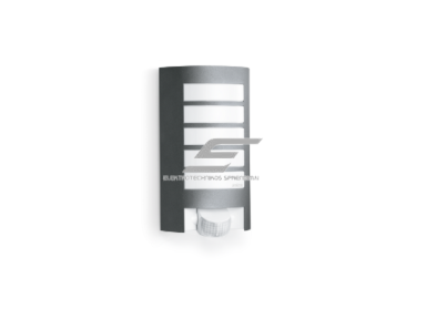 LED fasadinis | sieninis lauko šviestuvas | E27 | 60W | 230V | su PIR judesio jutikliu | IP44 | antracito spalva | 657819 LED fasadinis | sieninis lauko šviestuvas | E27 | 60W | 230V | su PIR judesio jutikliu | IP44 | antracito spalva | 657819