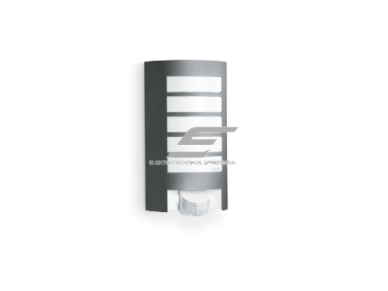 LED fasadinis | sieninis lauko šviestuvas | E27 | 60W | 230V | su PIR judesio jutikliu | IP44 | antracito spalva | 657819 LED fasadinis | sieninis lauko šviestuvas | E27 | 60W | 230V | su PIR judesio jutikliu | IP44 | antracito spalva | 657819