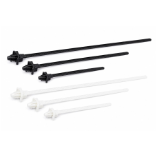 Cable ties with push-in mounting holder Cable ties with push-in mounting holder