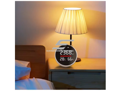 Mini CO2 oro kokybės matuoklis | NDIR technologija | 400–5000 ppm | LED ekranas | metalas + ABS plastikas | su garso aliarmu 2 Mini CO2 oro kokybės matuoklis | NDIR technologija | 400–5000 ppm | LED ekranas | metalas + ABS plastikas | su garso aliarmu 2