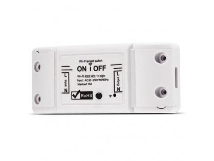 Išmanus | nuotolinis jungiklis | 1 kanalo | 90-250V | 10A | 2200W | 88x38x22mm | Wi-Fi | Tuya | Smart Life | NOUS-L6 | 5907772033500 Išmanus | nuotolinis jungiklis | 1 kanalo | 90-250V | 10A | 2200W | 88x38x22mm | Wi-Fi | Tuya | Smart Life | NOUS-L6 | 5907772033500