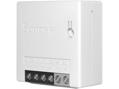 Išmanus nuotolinis jungiklis | 1 kanalo | 10A | 2200W | 100-240V | Wi-Fi | SONOFF | MINI R2 | 6920075776195 Išmanus nuotolinis jungiklis | 1 kanalo | 10A | 2200W | 100-240V | Wi-Fi | SONOFF | MINI R2 | 6920075776195