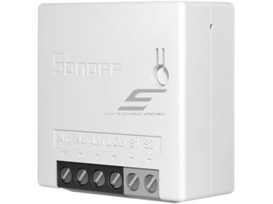 Išmanus nuotolinis jungiklis | 1 kanalo | 10A | 2200W | 100-240V | Wi-Fi | SONOFF | MINI R2 | 6920075776195 Išmanus nuotolinis jungiklis | 1 kanalo | 10A | 2200W | 100-240V | Wi-Fi | SONOFF | MINI R2 | 6920075776195