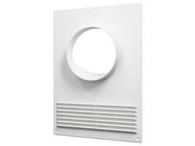 Adapteris | sieninė jungtis ortakio tvirtinimui | vėdinimo | ventiliacijos sistemoms | su ventiliacijos grotelėmis | D150 | balta | plastikinė | 15PPTP Adapteris | sieninė jungtis ortakio tvirtinimui | vėdinimo | ventiliacijos sistemoms | su ventiliacijos grotelėmis | D150 | balta | plastikinė | 15PPTP
