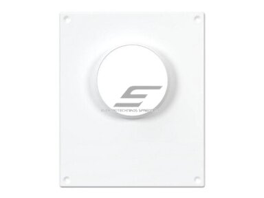 Adapteris | sieninė jungtis | ortakio tvirtinimui | vėdinimo | ventiliacijos sistemoms | su flanšu | D100 | balta | plieninė | 10MTP