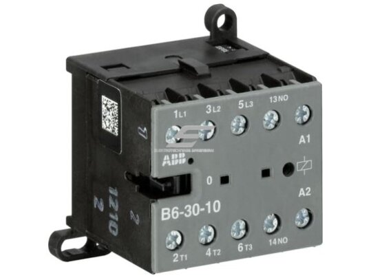 Mini kontaktorius | 3P | 16A | 4kW | 230VAC | 1NA | ABB | GJL1211001R8100 | B06-30-10-80