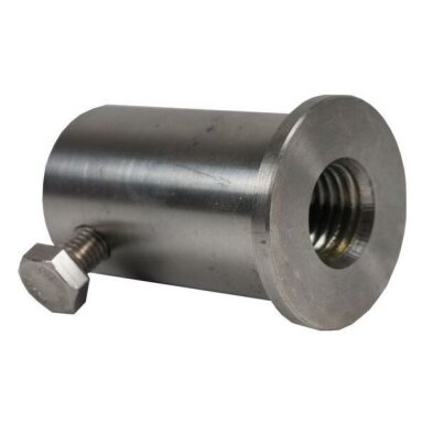 Adapter ze stali nierdzewnej do ocynkowanego pręta odgromowego | 42,4 mm | LVG ADAP/42