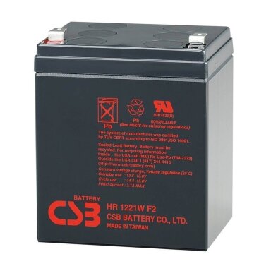 AGM Battery | 5Ah | 12V | 90x70x106mm | CSB AGM Battery | 5Ah | 12V | 90x70x106mm | CSB