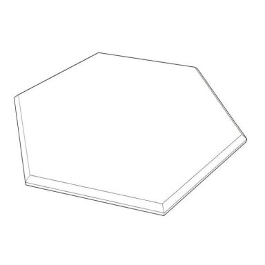 Akustiska | Skaņu absorbējoša PET plāksne | Sešstūra forma | 150x260x300x9mm | Melna Akustiska | Skaņu absorbējoša PET plāksne | Sešstūra forma | 150x260x300x9mm | Melna