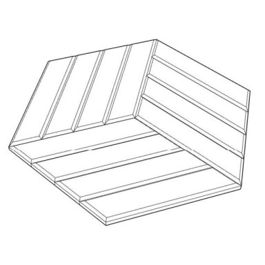 Akustiska | Skaņu absorbējoša PET plāksne | Sešstūra forma | Līniju raksta reljefs | 150x260x300x9mm | Melna Akustiska | Skaņu absorbējoša PET plāksne | Sešstūra forma | Līniju raksta reljefs | 150x260x300x9mm | Melna
