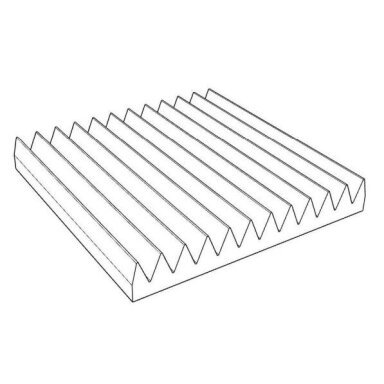 Akustiska | Skaņu absorbējoša putu panele | Reljefa | 300x300x50mm | Melna Akustiska | Skaņu absorbējoša putu panele | Reljefa | 300x300x50mm | Melna