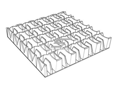 Akustinė | garsą sugerianti porolono plokštė | tankiu reljefu | 300x300x50mm | juoda 1 Akustinė | garsą sugerianti porolono plokštė | tankiu reljefu | 300x300x50mm | juoda 1