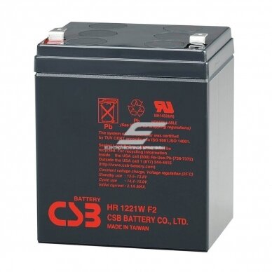 AGM aku | 5Ah | 12V | 90x70x106mm | CSB AGM aku | 5Ah | 12V | 90x70x106mm | CSB