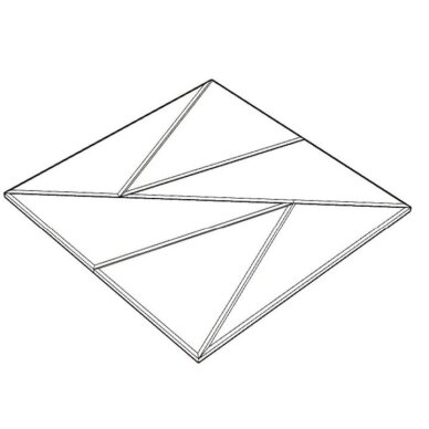 Akustiska | Skaņu absorbējoša PET plāksne | Trīsstūra raksta reljefs | 300x300x9mm | Melna 1 Akustiska | Skaņu absorbējoša PET plāksne | Trīsstūra raksta reljefs | 300x300x9mm | Melna 1