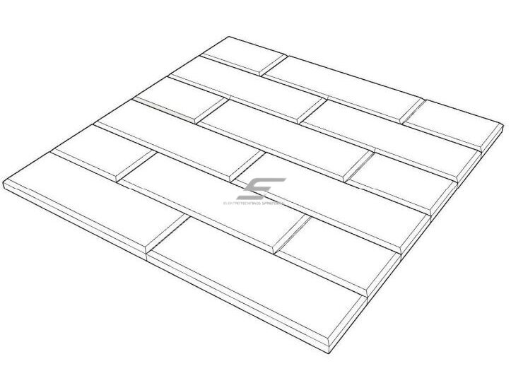 Akustinė | garsą sugerianti PET plokštė | plytų rašto reljefas | 300x300x9mm | juoda 1 Akustinė | garsą sugerianti PET plokštė | plytų rašto reljefas | 300x300x9mm | juoda 1