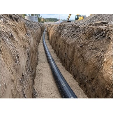 Aluminium power cable | 4x25mm² | AXMK | Class 2 | 2000m | black 1