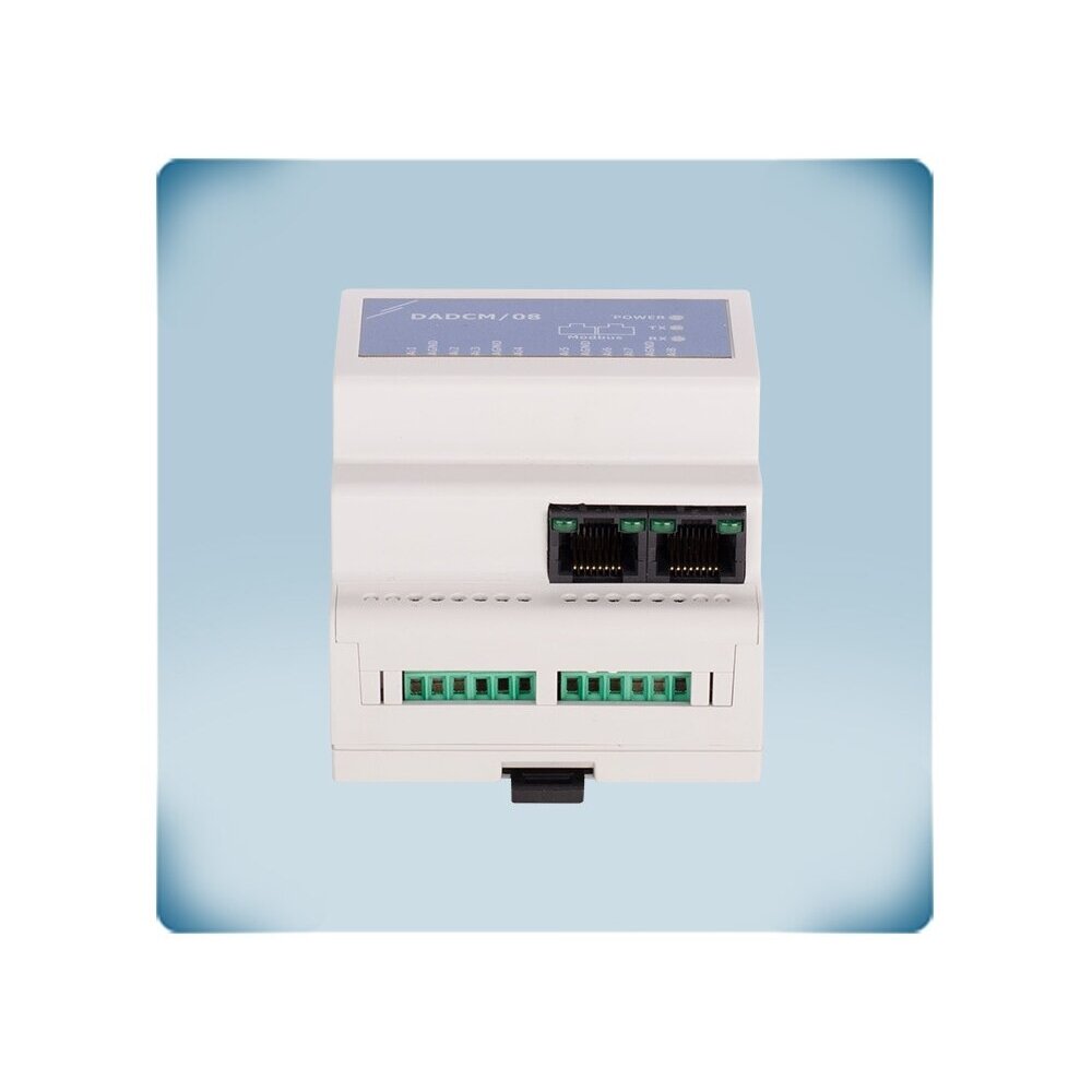 Analog signal to Modbus RTU converter | 4 inputs 0-10VDC/0-20mA/PWM + 4 inputs 0-10VDC/0-20mA | 24VDC PoM | DIN rail | IP30 | Sentera Controls | DADCM-08 3 Analog signal to Modbus RTU converter | 4 inputs 0-10VDC/0-20mA/PWM + 4 inputs 0-10VDC/0-20mA | 24VDC PoM | DIN rail | IP30 | Sentera Controls | DADCM-08 3