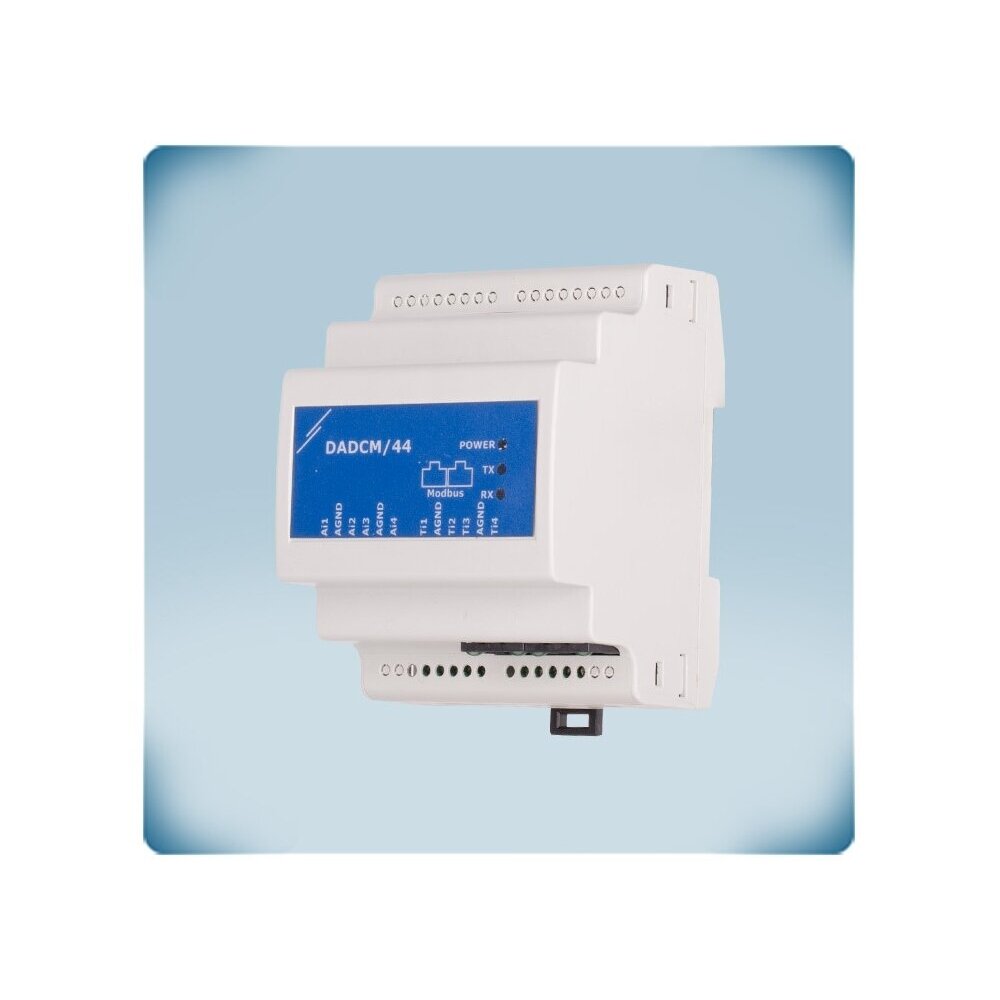 Analog signal to Modbus RTU converter | 4 inputs 0-10VDC/0-20mA/PWM + 4 PT500/PT1000 | 24VDC PoM | DIN rail | IP30 | Sentera Controls | DADCM-44 2 Analog signal to Modbus RTU converter | 4 inputs 0-10VDC/0-20mA/PWM + 4 PT500/PT1000 | 24VDC PoM | DIN rail | IP30 | Sentera Controls | DADCM-44 2