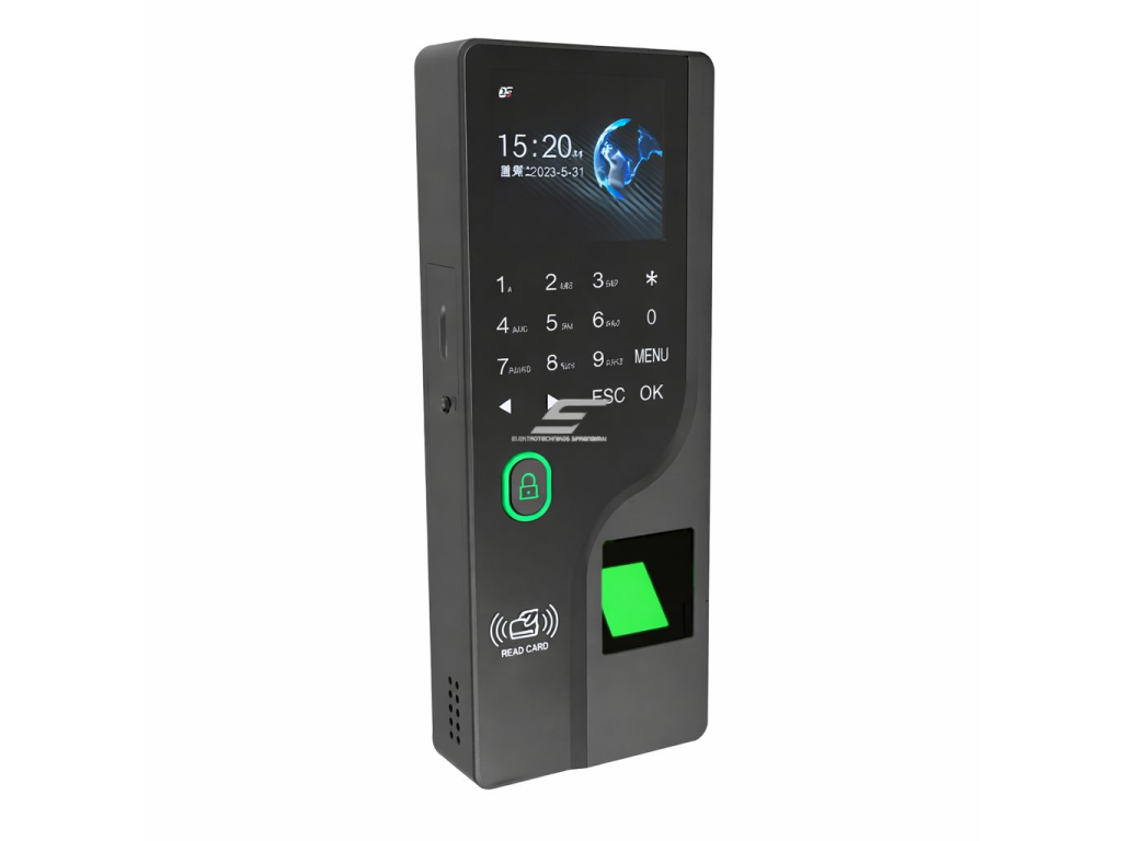 Biometrinis prieigos ir darbo laiko kontrolės terminalas | piršto atspaudas | 187x75x29 mm | Wi-Fi | debesijos sistema Biometrinis prieigos ir darbo laiko kontrolės terminalas | piršto atspaudas | 187x75x29 mm | Wi-Fi | debesijos sistema