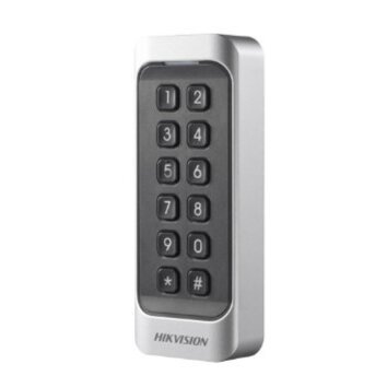 Kaardi lugeja klaviatuuriga | 12VDC | IP65 | Hikvision DS-K1107AEK