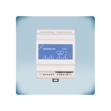 Analog signal to Modbus RTU converter | 4 inputs 0-10VDC/0-20mA/PWM + 4 PT500/PT1000 | 24VDC PoM | DIN rail | IP30 | Sentera Controls | DADCM-44 Analog signal to Modbus RTU converter | 4 inputs 0-10VDC/0-20mA/PWM + 4 PT500/PT1000 | 24VDC PoM | DIN rail | IP30 | Sentera Controls | DADCM-44