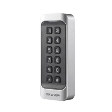 Kartes lasītājs ar tastatūru | 12VDC | IP65 | Hikvision DS-K1107AEK Kartes lasītājs ar tastatūru | 12VDC | IP65 | Hikvision DS-K1107AEK