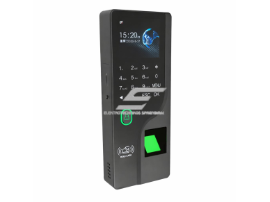 Biometrinis prieigos ir darbo laiko kontrolės terminalas | piršto atspaudas | 187x75x29 mm | Wi-Fi | debesijos sistema Biometrinis prieigos ir darbo laiko kontrolės terminalas | piršto atspaudas | 187x75x29 mm | Wi-Fi | debesijos sistema