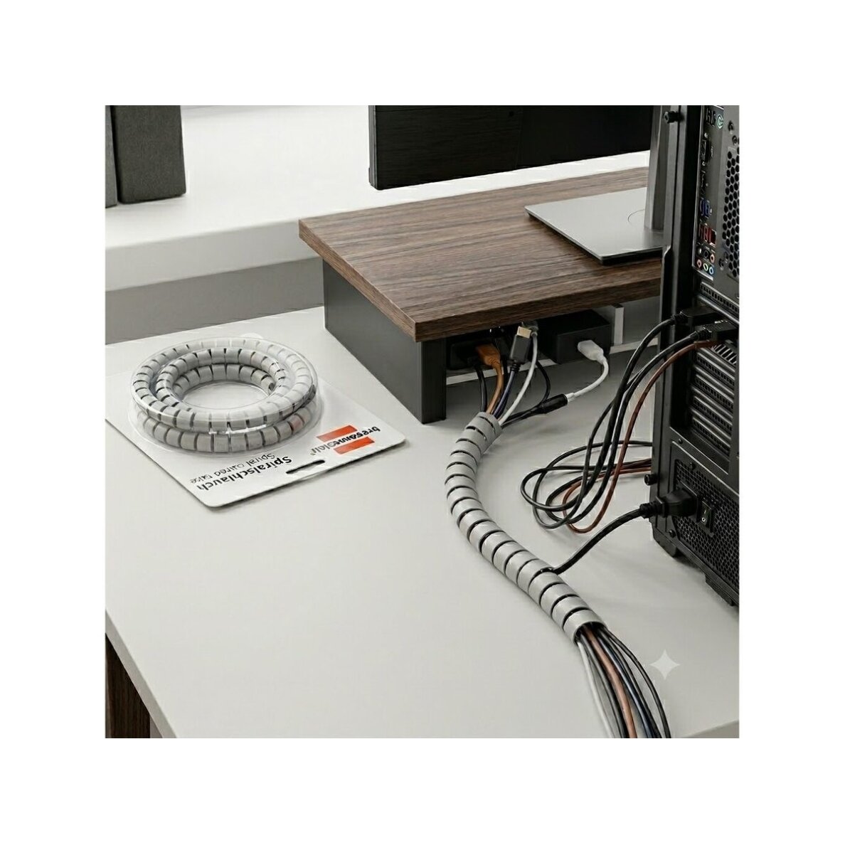 Protective flexible spiral cable wrap for wires and cables | Ø20 mm | 2.5 m | Brennenstuhl Spiralschlauch | 1164360 | 4007123562381 2 Protective flexible spiral cable wrap for wires and cables | Ø20 mm | 2.5 m | Brennenstuhl Spiralschlauch | 1164360 | 4007123562381 2